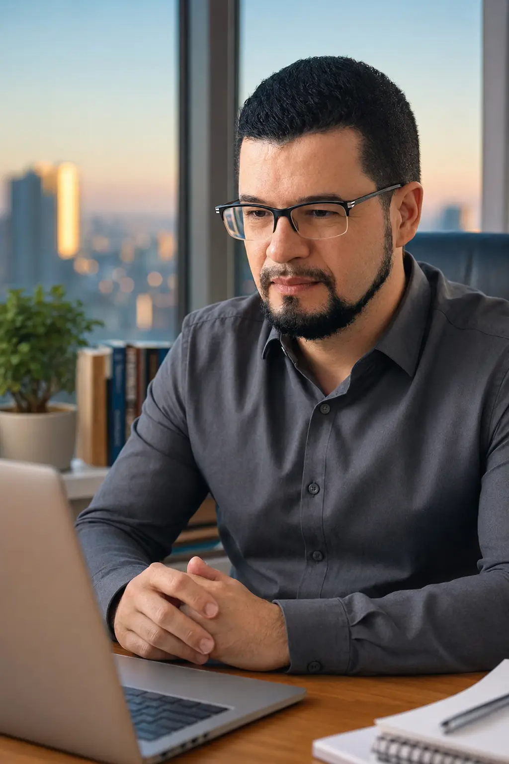 Christian Pires em contexto de atendimento psicológico online